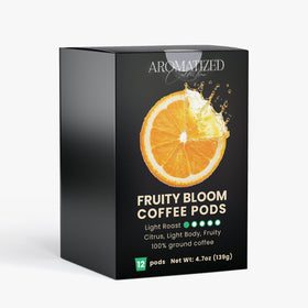 Fruity Bloom Coffee Pods (Light Roast) Citrus Light Body, Fruity