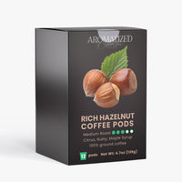 Rich Hazelnut Coffee Pods (Medium Roast) Citrus, Nutty, Maple Syrup Fl